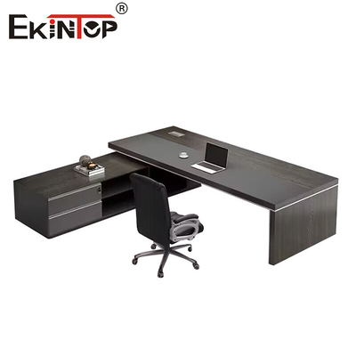Aanpasbaar Classic Style Manager Desk Office Table Groot bureau met laden
