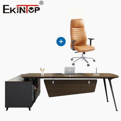Hoogwaardige computer tafel kantoor bureau met opslagkast allemaal modern bureau