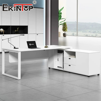 Goedkope moderne ontwerp L-vormige kantoor bureau monsters alle moderne bureau