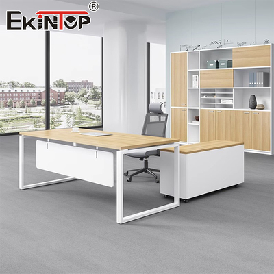Houten kantoorbureaus in commerciële stijl voor moderne woonkamer
