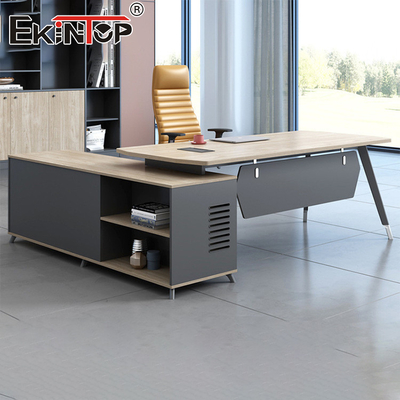 Moderne stijl Oak Manager Office Desk Executive Desk met laden Custom