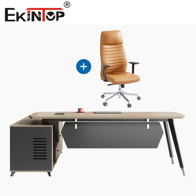 Moderne stijl Oak Manager Office Desk Executive Desk met laden Custom