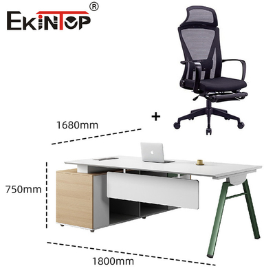 Hoogwaardig L-vormig kantoor bureau Meubels leverancier Custom Made Desk