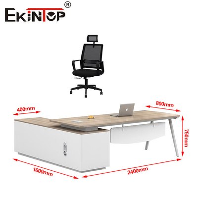 Bureau bureau in industriële stijl op maat gemaakt bureau met houten materialen