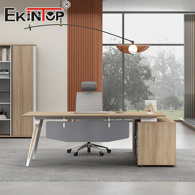 Moderne kantoor bureau L-vormig ontwerp Contemporary Style Custom Made Desk