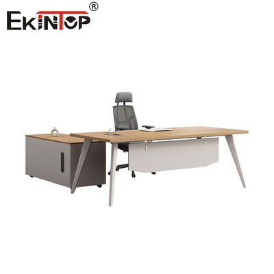 Moderne kantoor bureau L-vormig ontwerp Contemporary Style Custom Made Desk