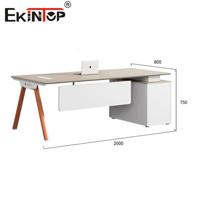 Minimalistische stijl Witte kantoor bureau opslagkasten modulair bureau meubilair