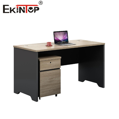 Schrijftafel met zijkast Houtmateriaal Modulair bureaumeubilair