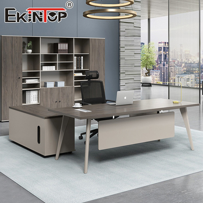 Moderne L-vorm kantoor Computer bureau Modulair bureau Meubel manager Executive tafel