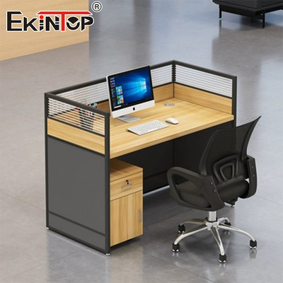Walnut Commerciële stijl kantoor bureau werknemers tafel klein bureau tafel