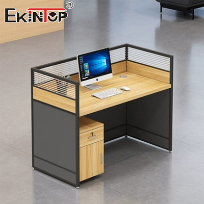 Walnut Commerciële stijl kantoor bureau werknemers tafel klein bureau tafel