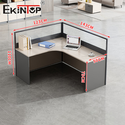 Kantoor bureau met archiefkaste Kantoorruimte Set Kleine bureau tafel