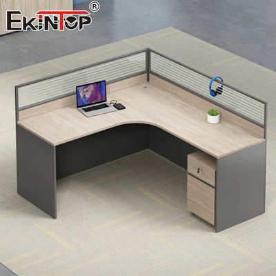 Houten computer bureau kantoor bureau moderne stijl werktafel klein bureau