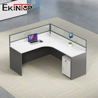 Witte kantoor bureau modern ontwerp klein bureau tafel
