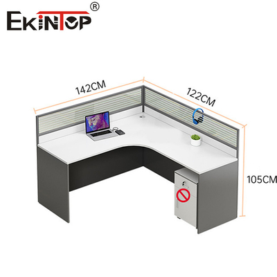 Witte kantoor bureau modern ontwerp klein bureau tafel