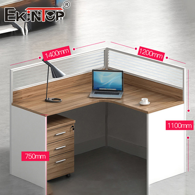 Moderne kantoorbureaus Hout Voorbeeld Aanpassing Kleine bureau tafel