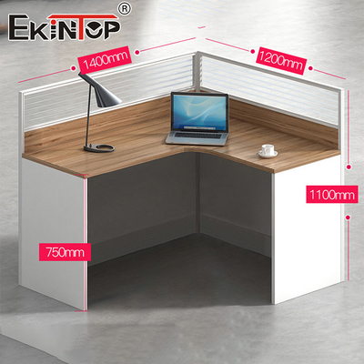 Moderne kantoorbureaus Hout Voorbeeld Aanpassing Kleine bureau tafel