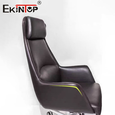 Leer Executive Chair Meubels Moderne stijl Wielen Commerciële kantoorstoelen