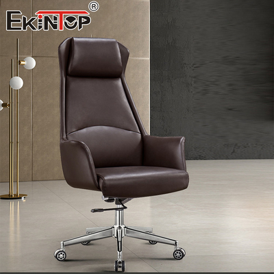 Modern stijl hoge rug leer kantoor stoel ontwerp ergonomische ontwerp stoel