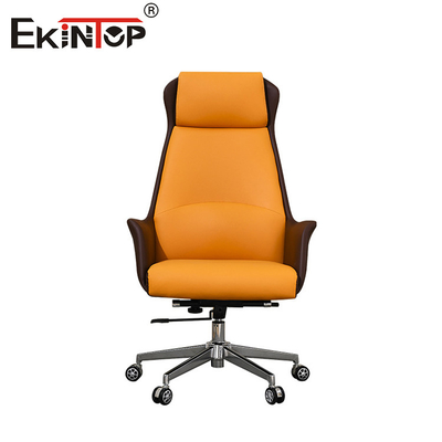 Groothandel Lederen stoelen Kantoormeubilair Ergonomische schrijfstoel