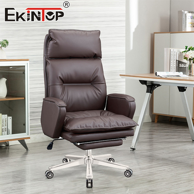 Custom Office Space Boss Lederen Stoel Classic Style Home Office Bureaustoel