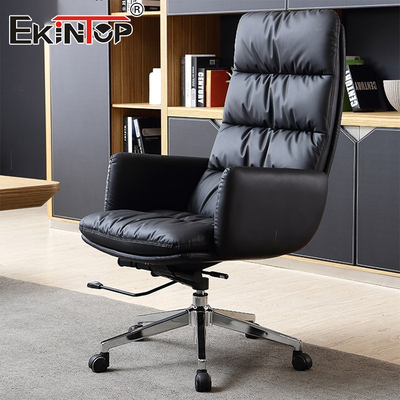 Fabrieksprijs Hoogste rug Executive lederen stoel Meubelset Breakroom stoelen