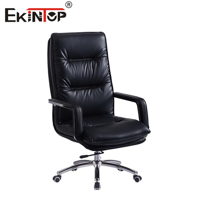 High Back Executive Ergonomische PU Padded Lederen Slaapstoel Breakroom Stoelen