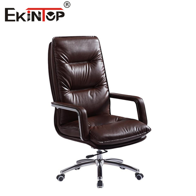 Moderne High Back PU Draaiende stoelen Baas Lederen stoelen Uitvoerende stoelen Breakroom stoelen