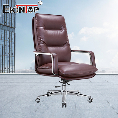 Eco-vriendelijk Comfortabel CEO Boss Comfort Lederstafel Kwaliteitstoelen