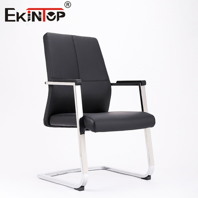 Comfortabele Executive Ergonomische Zwarte PU Lederschuilstoel Kwaliteit kantoorstoelen
