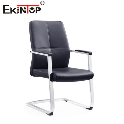 Comfortabele Executive Ergonomische Zwarte PU Lederschuilstoel Kwaliteit kantoorstoelen