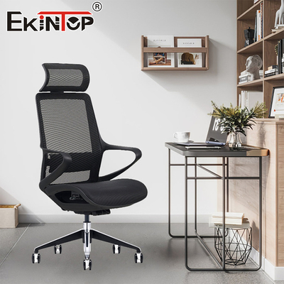 Hoge rugleuning Comfortabel Mesh Aluminium Legroom Voet Computer Stoel Kwaliteit kantoorstoelen