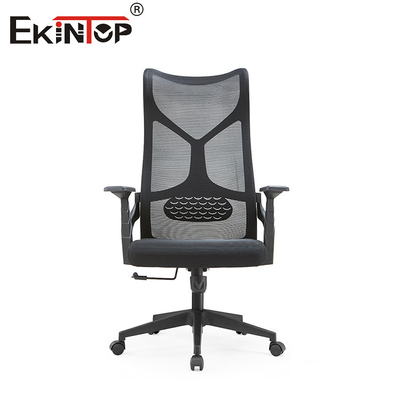 Kantoormeubilair Hoogste rug Executive Ergonomische Mesh Chair Stof Kantoorstoel