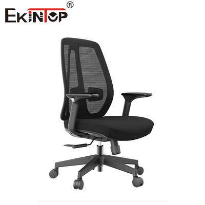 Ergonomische draaibare kantoorstoel met schuimcomfortabele gaasstoel