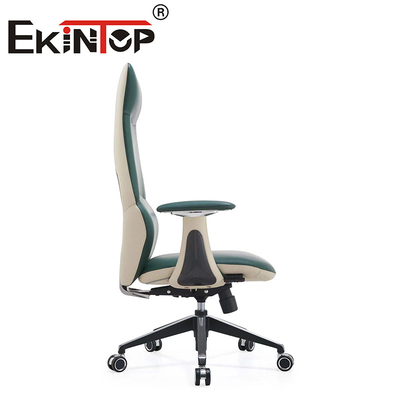 Moderne luxe baas leer kantoor stoel draaibare ergonomische stoel robuuste kantoor stoel