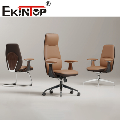 Multifunktioneel ergonomisch Executive Commercial Chair Lederklubstoelen