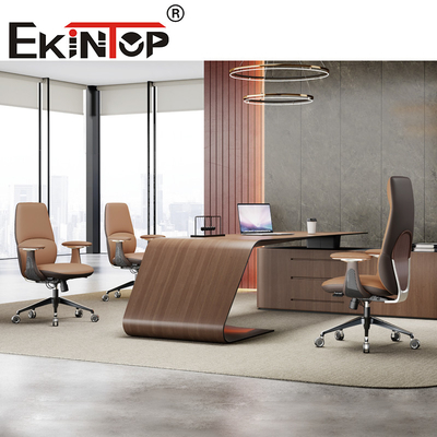Multifunktioneel ergonomisch Executive Commercial Chair Lederklubstoelen