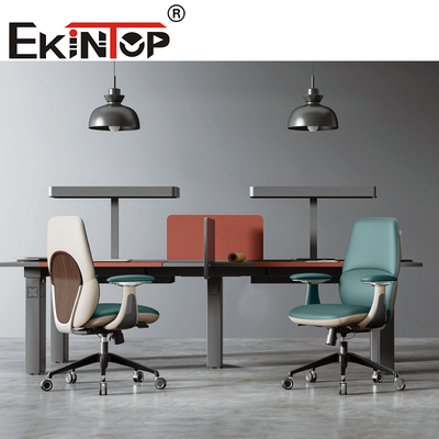 Hoogwaardige moderne leer ergonomische draaibare kantoorstoel Lederklubstoelen