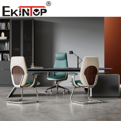 Comfortabele kantoormeubilair kantoorstoel ergonomische uitvoerende stoel lederen clubstoelen