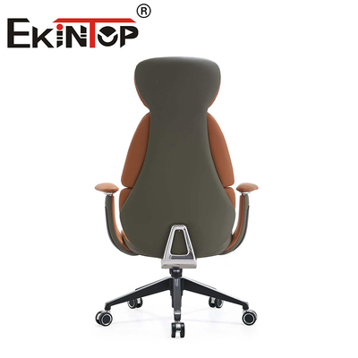 Kantoormeubilair Leader PU Manager Stoel Draaibaar Ergonomische kantoorstoel Lederklubstoelen