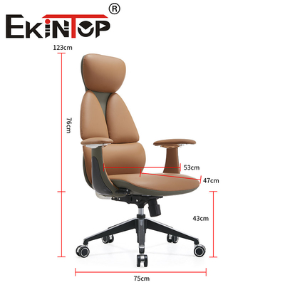 Kantoormeubilair Leader PU Manager Stoel Draaibaar Ergonomische kantoorstoel Lederklubstoelen