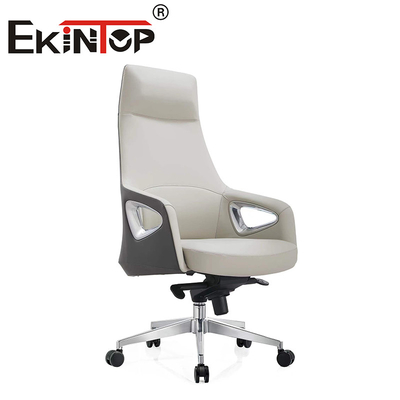 Commerciële meubels Hoog rug kantoor stoel met moderne design Lederklub stoelen