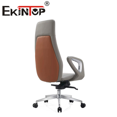 Meubels Ergonomische stijl Echte kantoorstoel Lederklubstoelen