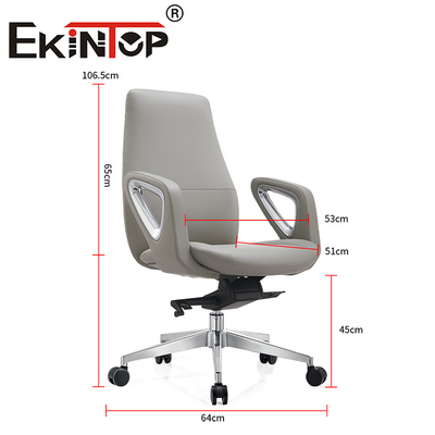 Moderne stijl Executive kantoorstoelen Ergonomische draaiende stoel Lederklubstoelen