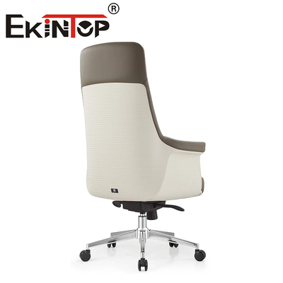Moderne Executive Office Stoelen Boss Ergonomische Draaibare Zware Vegane Leders stoel