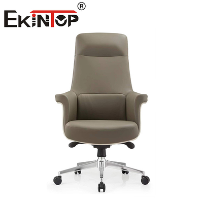 Multifunktioneel ergonomisch Executive Commercial Chair Vegan Leather Chair