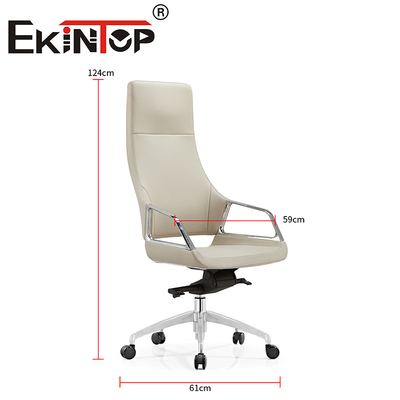 Luxe nieuwe baas draaiende draaiende manager Pu Executive Office Chair Vegan Leer stoel
