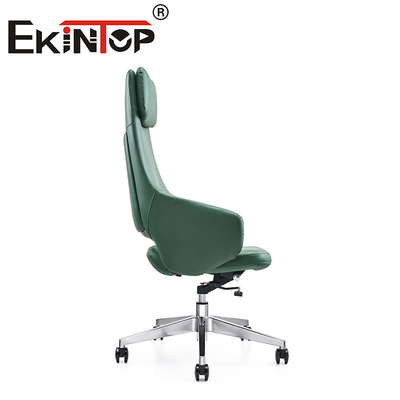 Verstelbare Manager Luxe Office Chair Swirvel Boss Ergonomische Vegan Leders stoel