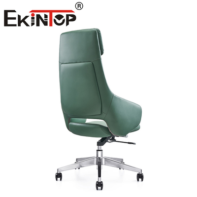 Verstelbare Manager Luxe Office Chair Swirvel Boss Ergonomische Vegan Leders stoel