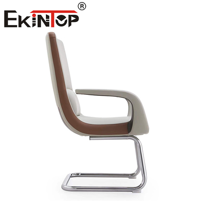 China Leverancier Ergonomie Zwart Lederafdelingskantoorstoel Cowhide kantoorstoel